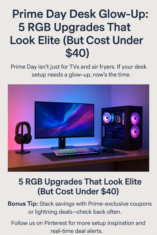 Prime Day Desk Glow-Up: 5 RGB Upgrades That Look Elite (But Cost Under $40)